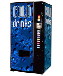 Refurbished Dixie Narco 501E Can/Bottle Soda Machine - Cold Drink Bubbles