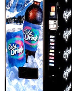 Refurbished Dixie Narco 501E Can/Bottle Soda Machine - Mountain Scene